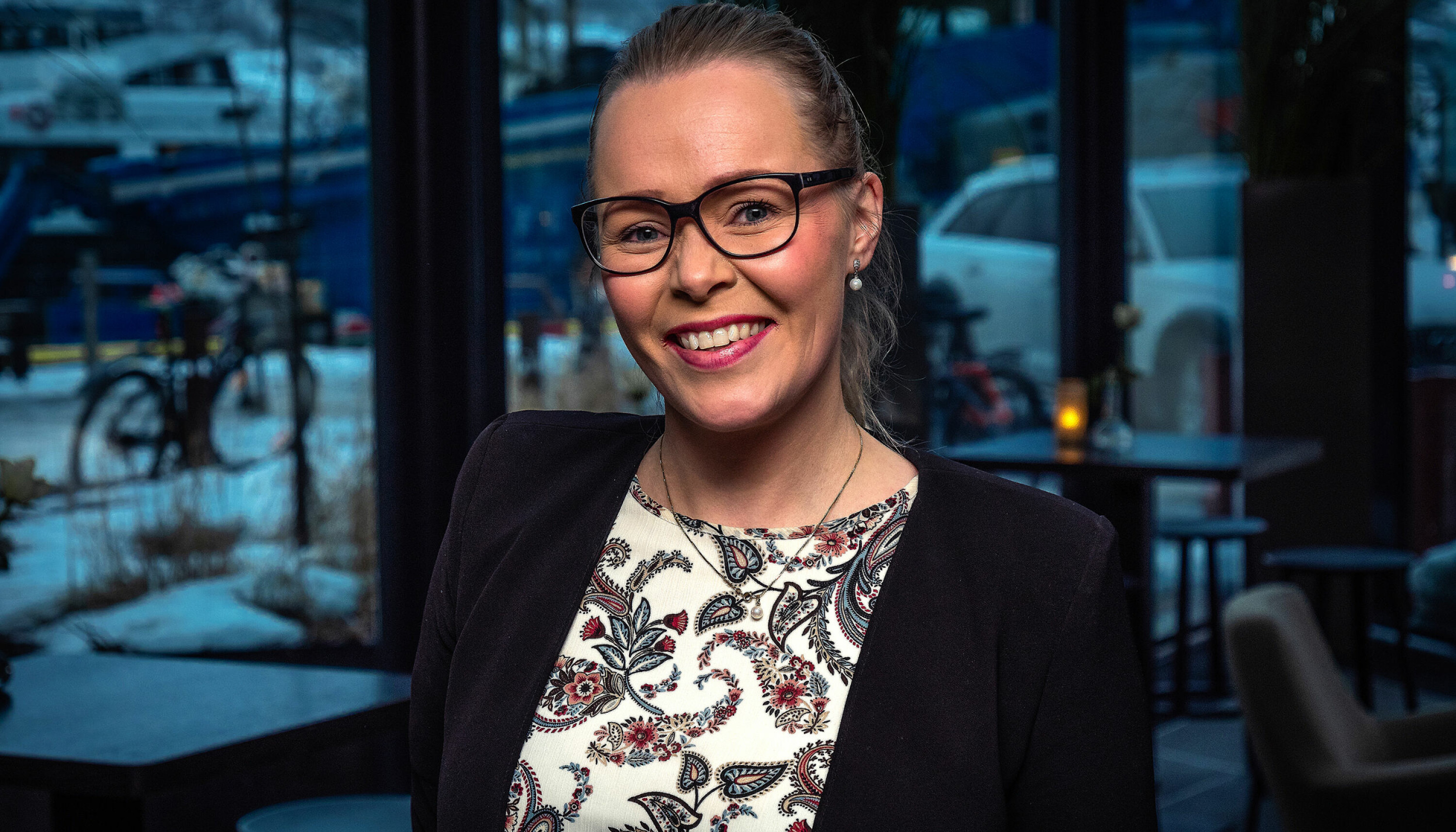 HELT SJEF: Ida Kristine Jakobsen (33) ble hotelldirektør på Clarion The Edge i Tromsø vinteren 2019, og rakk et års normal drift før pandemien rammet. Nå gleder hun seg til å vende tilbake til normalen igjen.