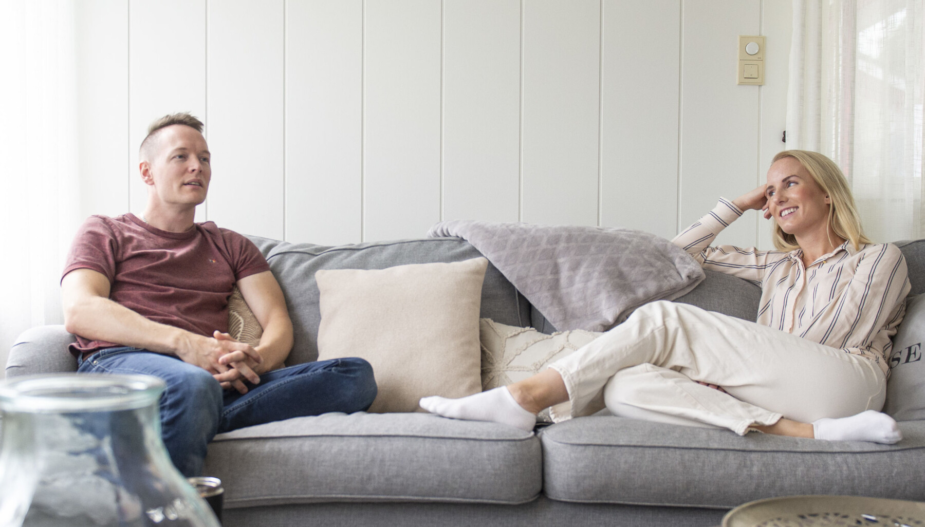 Øyvind og Astrid var helt tydelig på at de skulle hjem. De advarer samtidig mot å skjønnmale Nord-Norge. Øyvind og Astrid var helt tydelig på at de skulle hjem. De advarer samtidig mot å skjønnmale Nord-Norge.