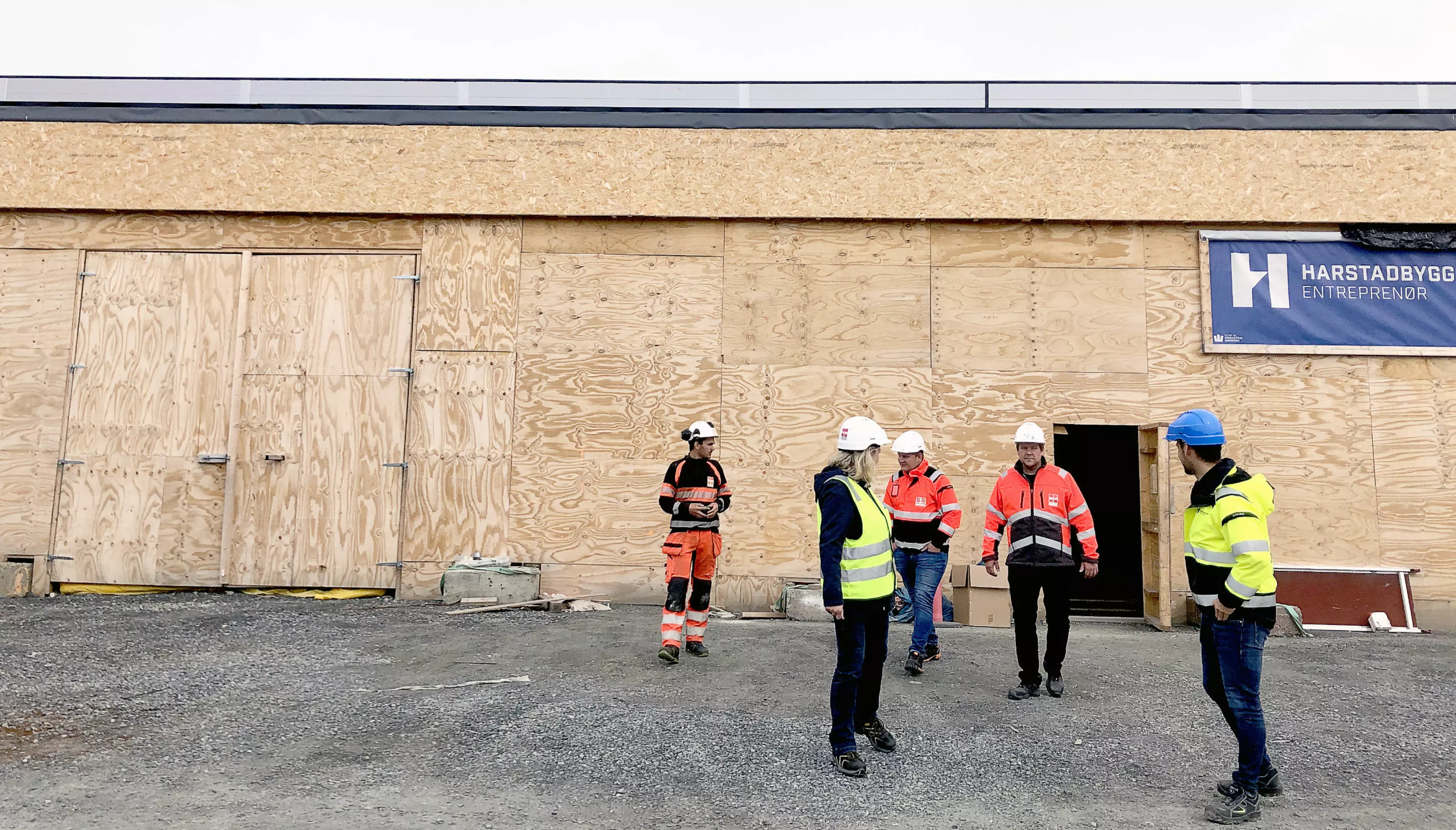 Harstadbygg Entreprenør bygger for tiden sitt eget hovedkontor kombinert med ny butikk for XL-BYGG.