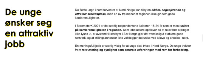 Fra prosjektet «Unge stemmer» Fra prosjektet «Unge stemmer»