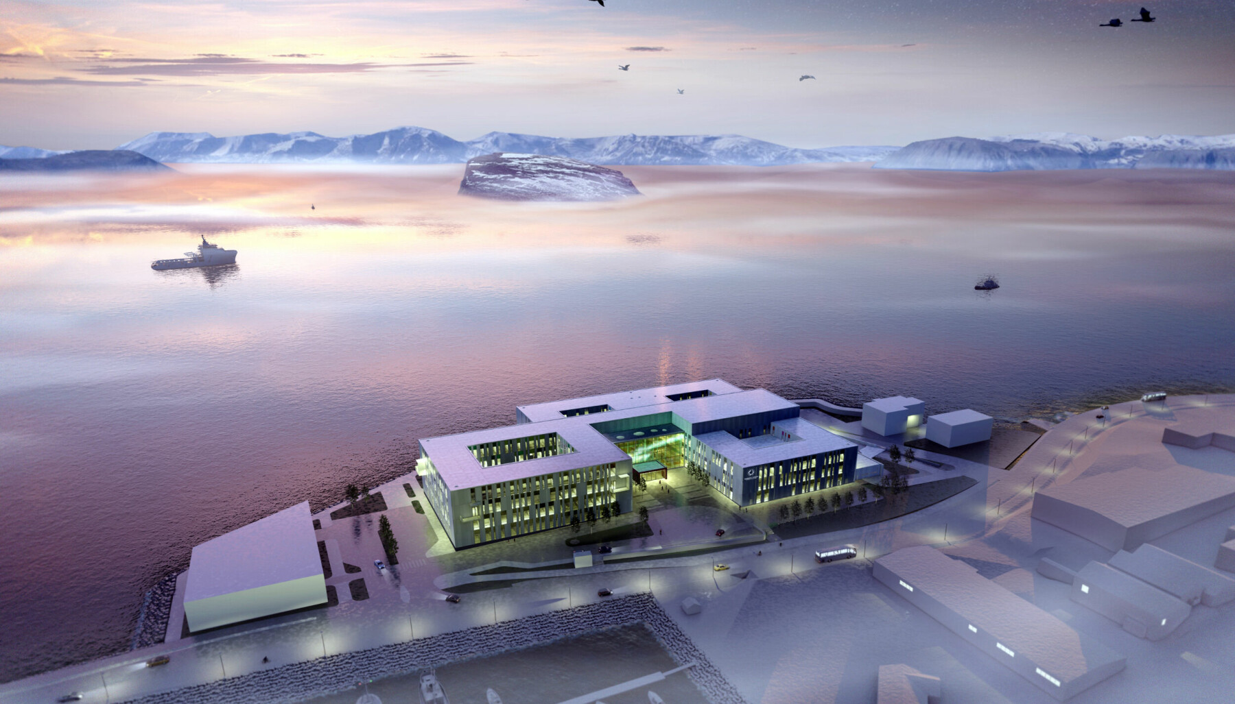 Akkurat nå bygges nye Hammerfest sykehus.