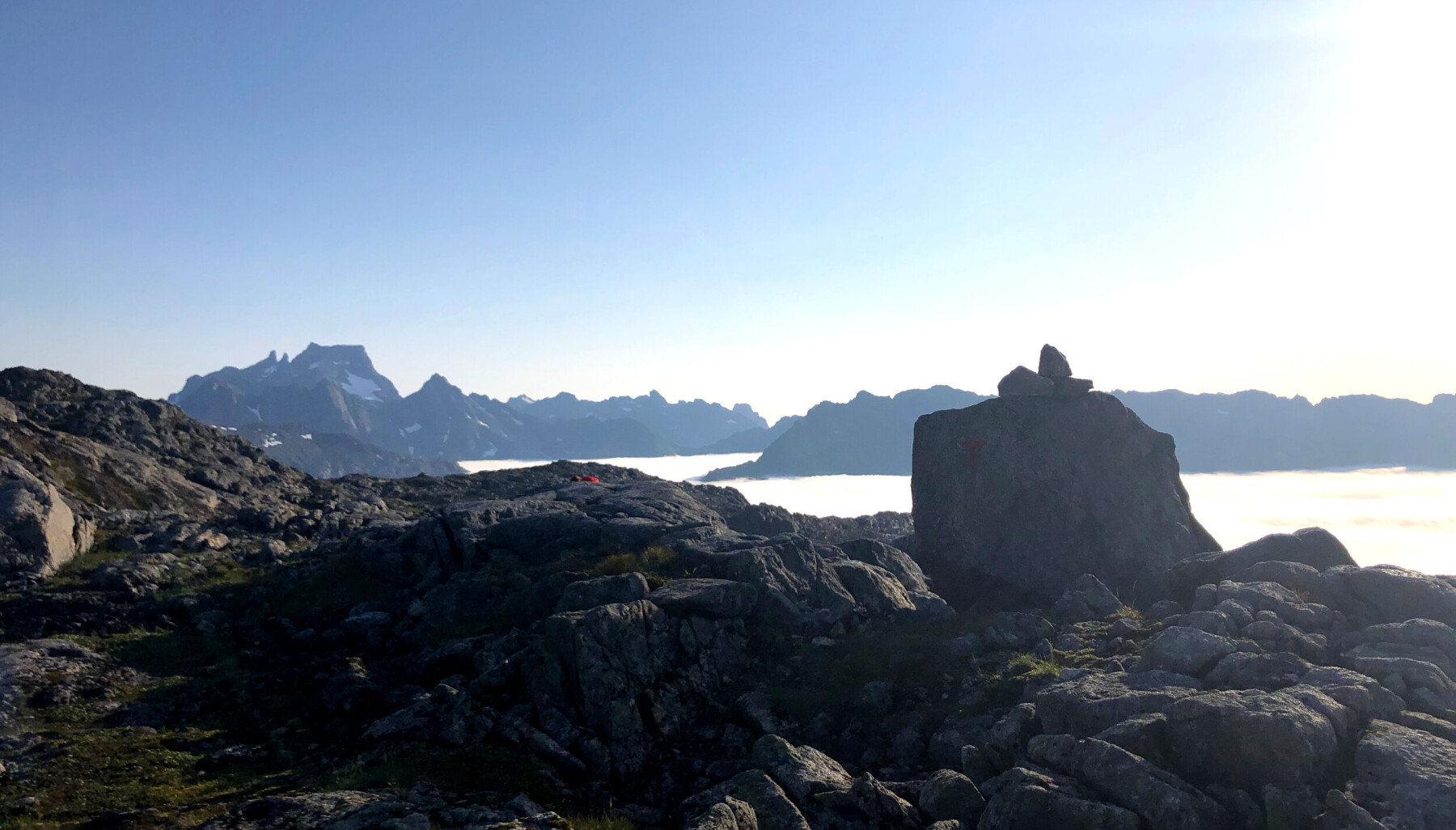 Her fra Vangpollskaret, mot Møysalen til venstre. Her fra Vangpollskaret, mot Møysalen til venstre.