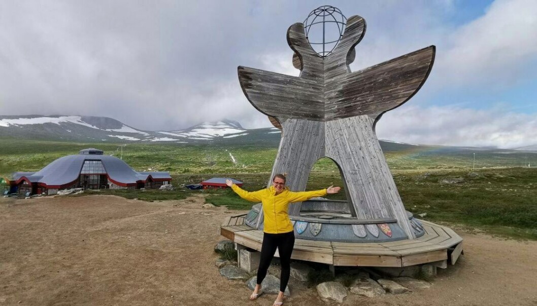 Melissa Wolfram er glad for mulighetene den nordnorske naturen byr på. Melissa Wolfram er glad for mulighetene den nordnorske naturen byr på.