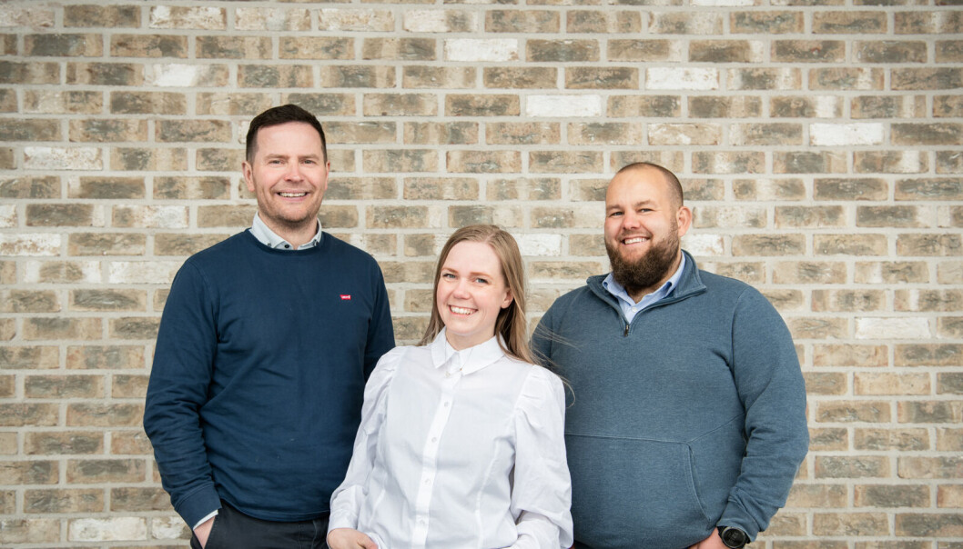 Fra venstre: Kjartan Ridderseth, Angelica Remen og Gard Michalsen i Heia Nord-Norge. Fra venstre: Kjartan Ridderseth, Angelica Remen og Gard Michalsen i Heia Nord-Norge.