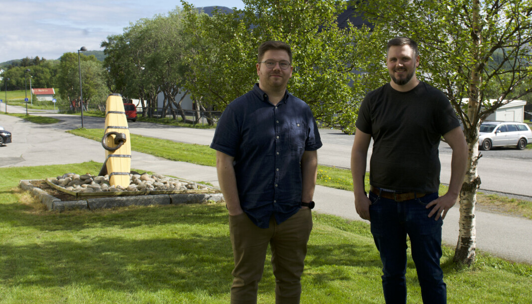 Byggesaksbehandler Jonas Hansen og teknisk sjef Andreas Andersen Byggesaksbehandler Jonas Hansen og teknisk sjef Andreas Andersen