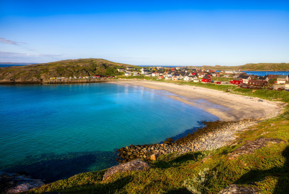 View,Of,The,Beautiful,Fishing,Village,Of,Bugoynes,In,Finnmark,