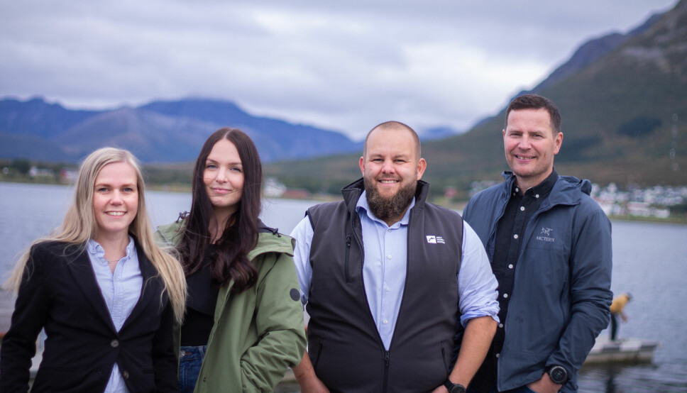 Heia Nord-Norge, fra venstre: Angelica Remen, Madeleine Moe, Gard Michalsen og Kjartan Ridderseth.