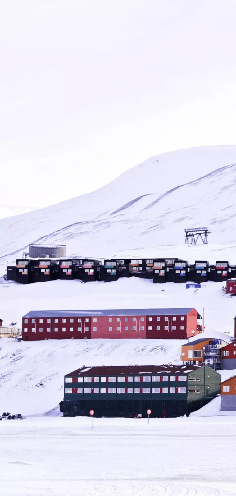 The,Colourful,Houses,Of,The,Town,Of,Longyearbyen,,The,Largest