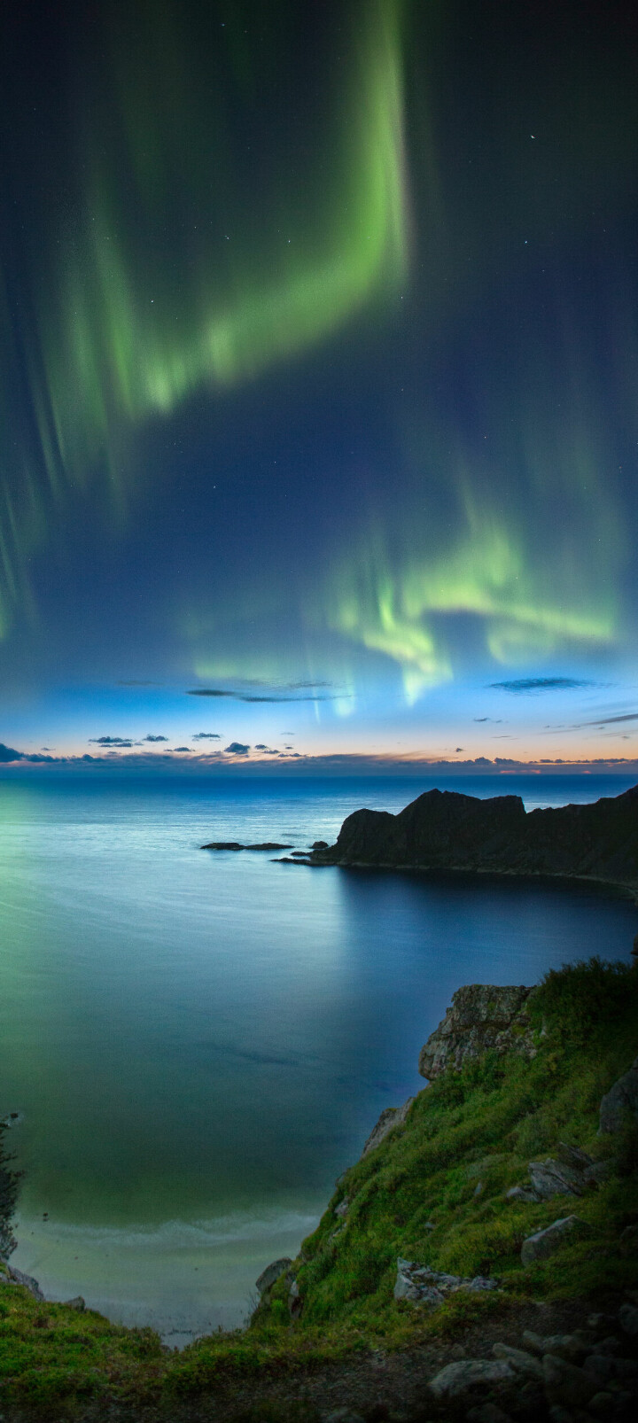 Aurora,Borealis,Aka,Northern,Lights,,Vesterlen,Islands,In,Norway