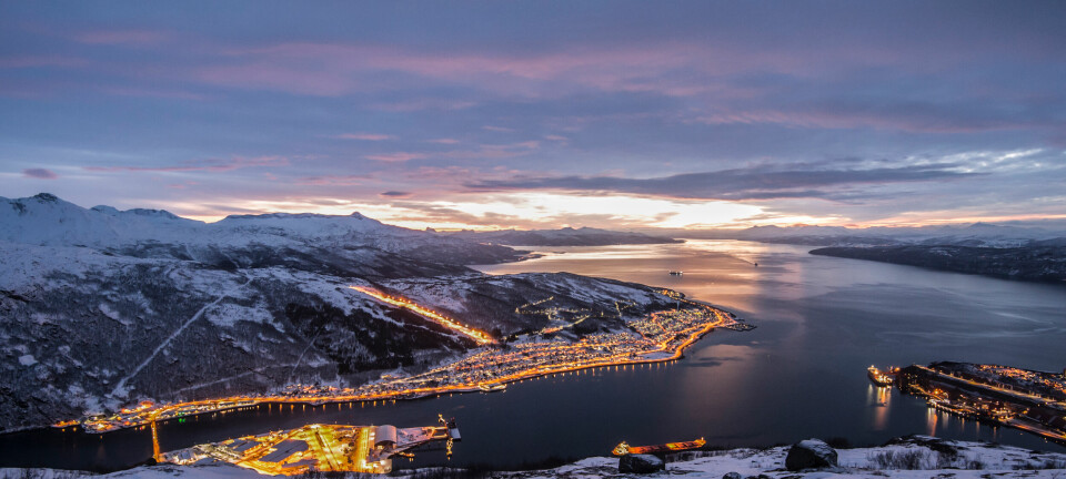 Ankenes,Seen,From,The,Slalom,Slope,At,Narvik,,Northern,Norway