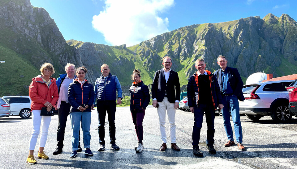 Møter med næringsliv er en viktig del av jobben som regiondirektør. Her fra Andøya Space på Andenes.