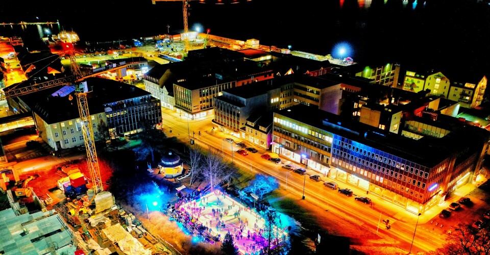 Harstad har 25.000 innbyggere og et kompakt bysentrum – i stor utvikling.