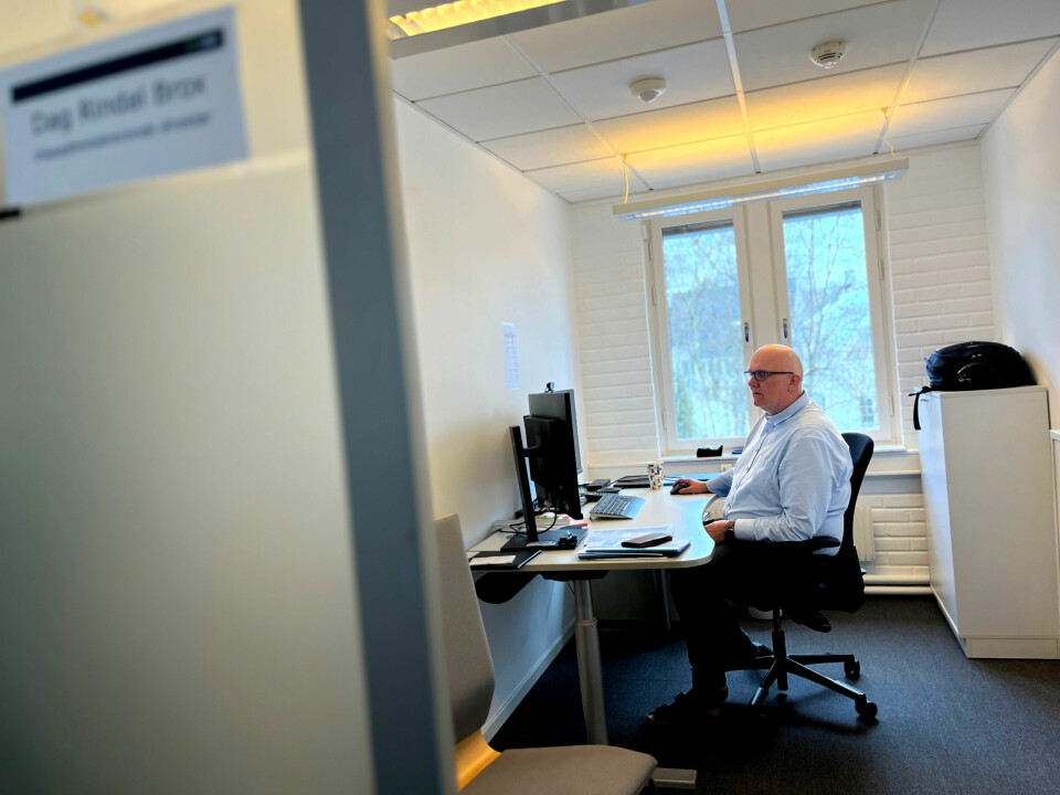 Brox er blant dem som er mest på kontoret i Oslo.