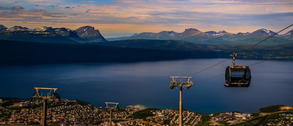 Cable,Car,In,Narvik,(norway)