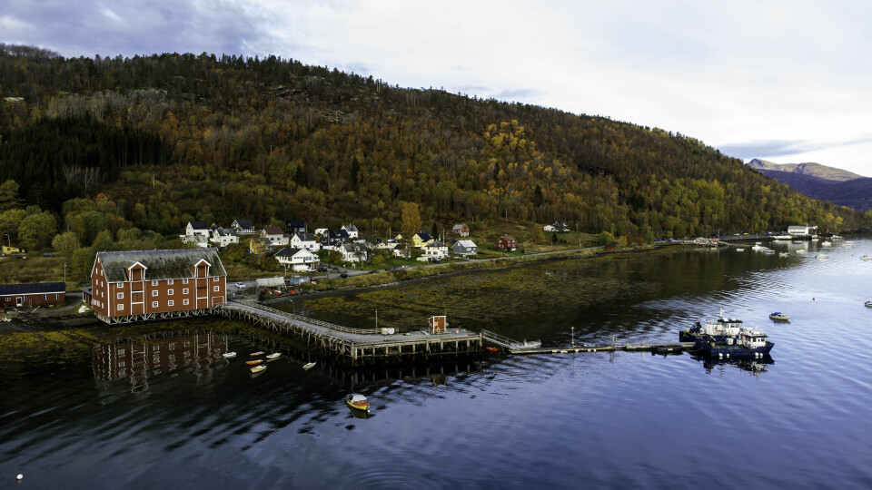 Røsvik, en av mange bygder og tettsteder i Sørfold.