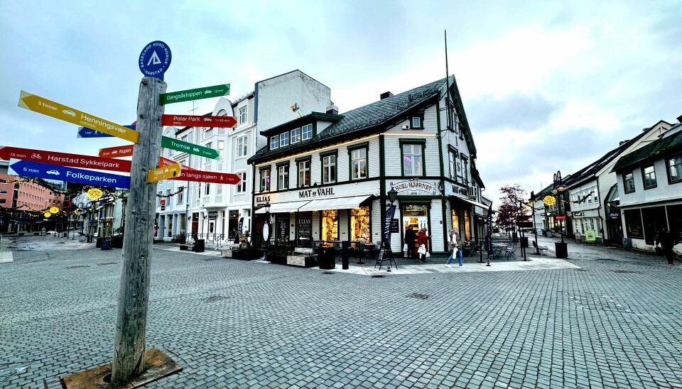 Harstad sentrum bærer et historisk preg med bygårder fra byens spede start på slutten av 1800-tallet.