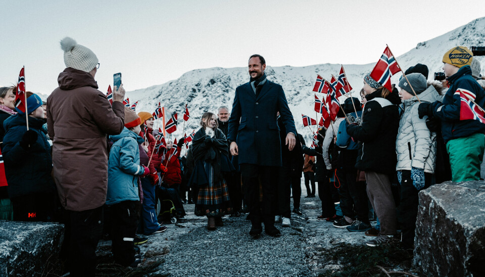 HKH Kronprins Haakon åpnet Andøya Spaceport 2. november.