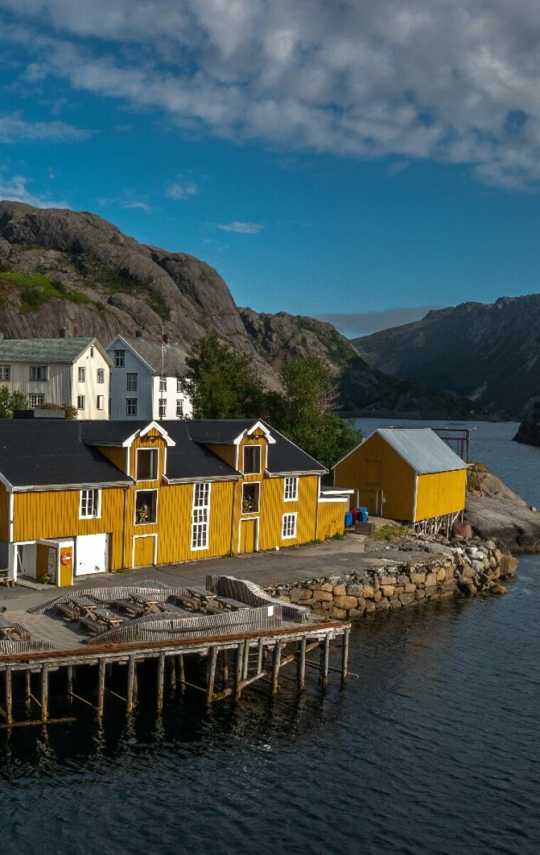Nusfjord,,An,Idyllic,Fishing,Village,On,The,Shores,Of,The