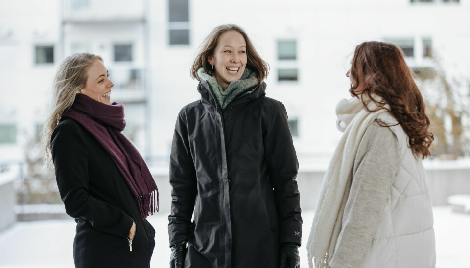 Marit Nylund, Elisabeth Aspevoll og Madeleine Moe – alle tre rådgivere i Heia Nord-Norge.
