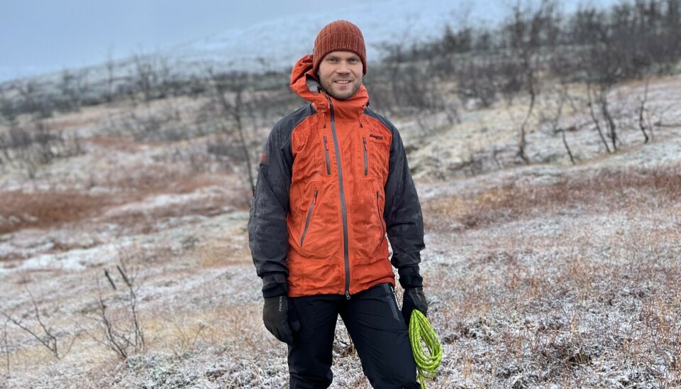 Marius Norø Ingebrigtsen er klar for sin nye jobb som prosjektleder for Karlsøy kommune.