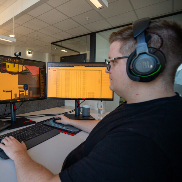 Gameren Aleksander (28) lager komplekse 3D-modeller